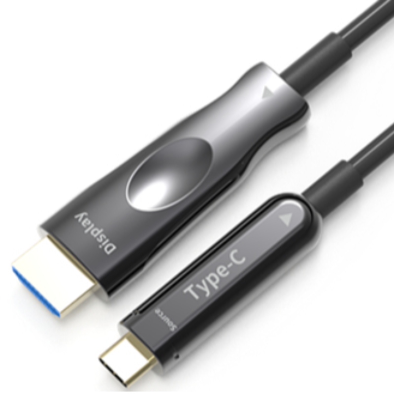 50M (164ft) HDMI USB C aoc 케이블 4K * 2K @ 60Hz 10g for Apple macbook Mobile Phone to connected HDTV